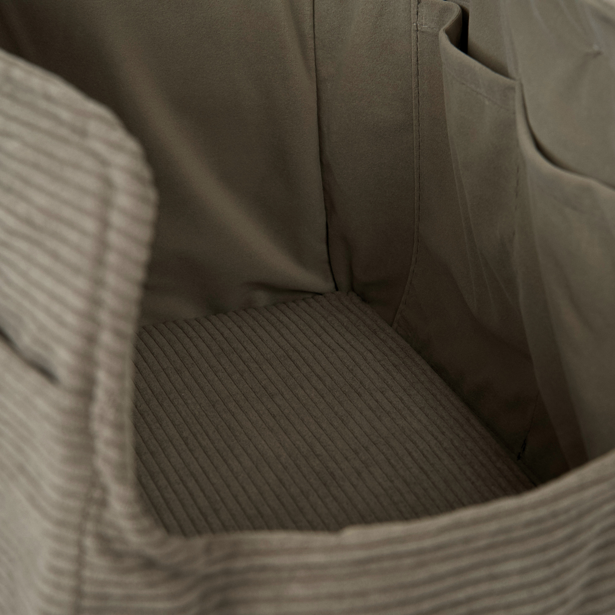 Vilda Hundetragetasche | Taupe Corduroy