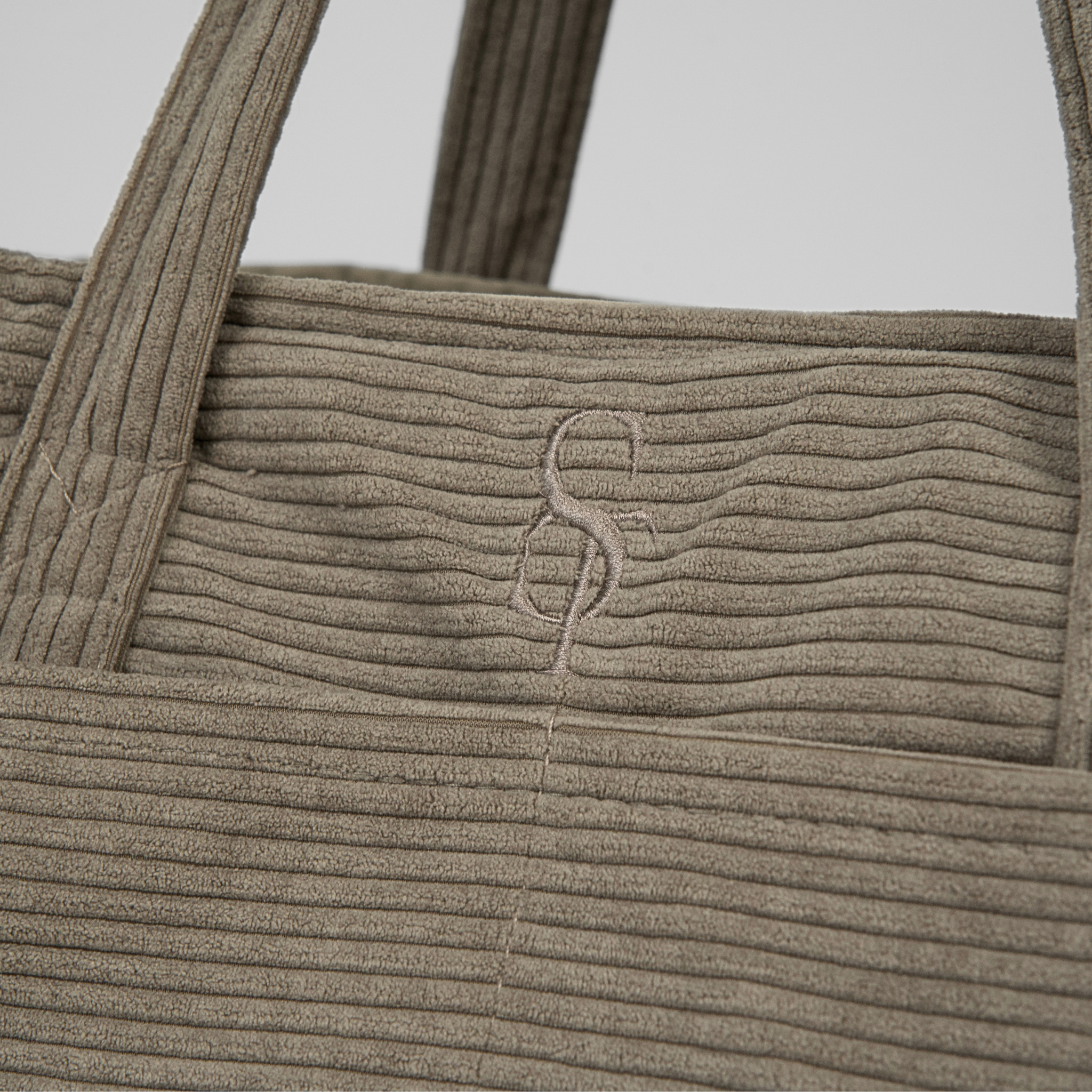 Vilda Hundetragetasche | Taupe Corduroy