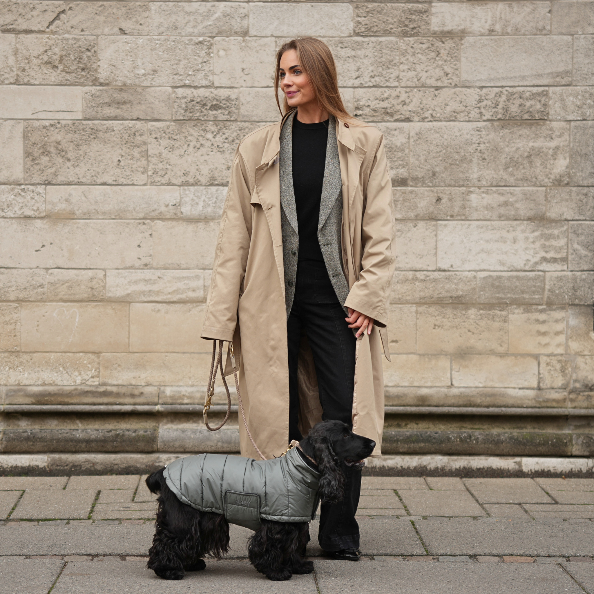 Nora Dog Coat | Moss Green