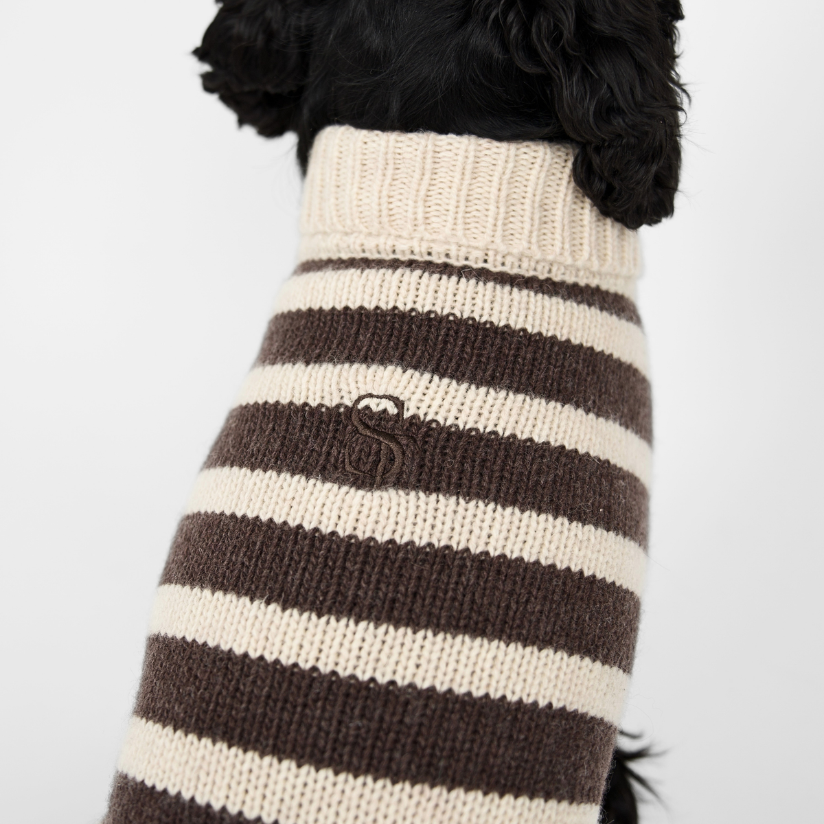 Liva Dog Sweater | Oat/Espresso