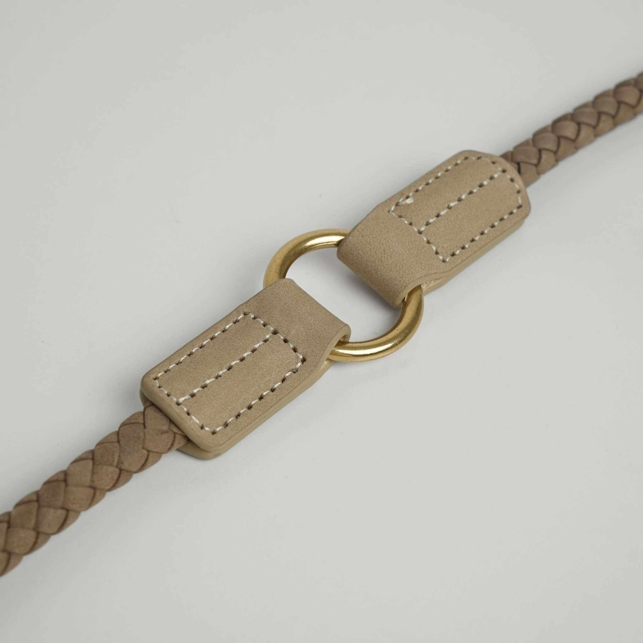 Kaia Braided Dog Leash | Taupe