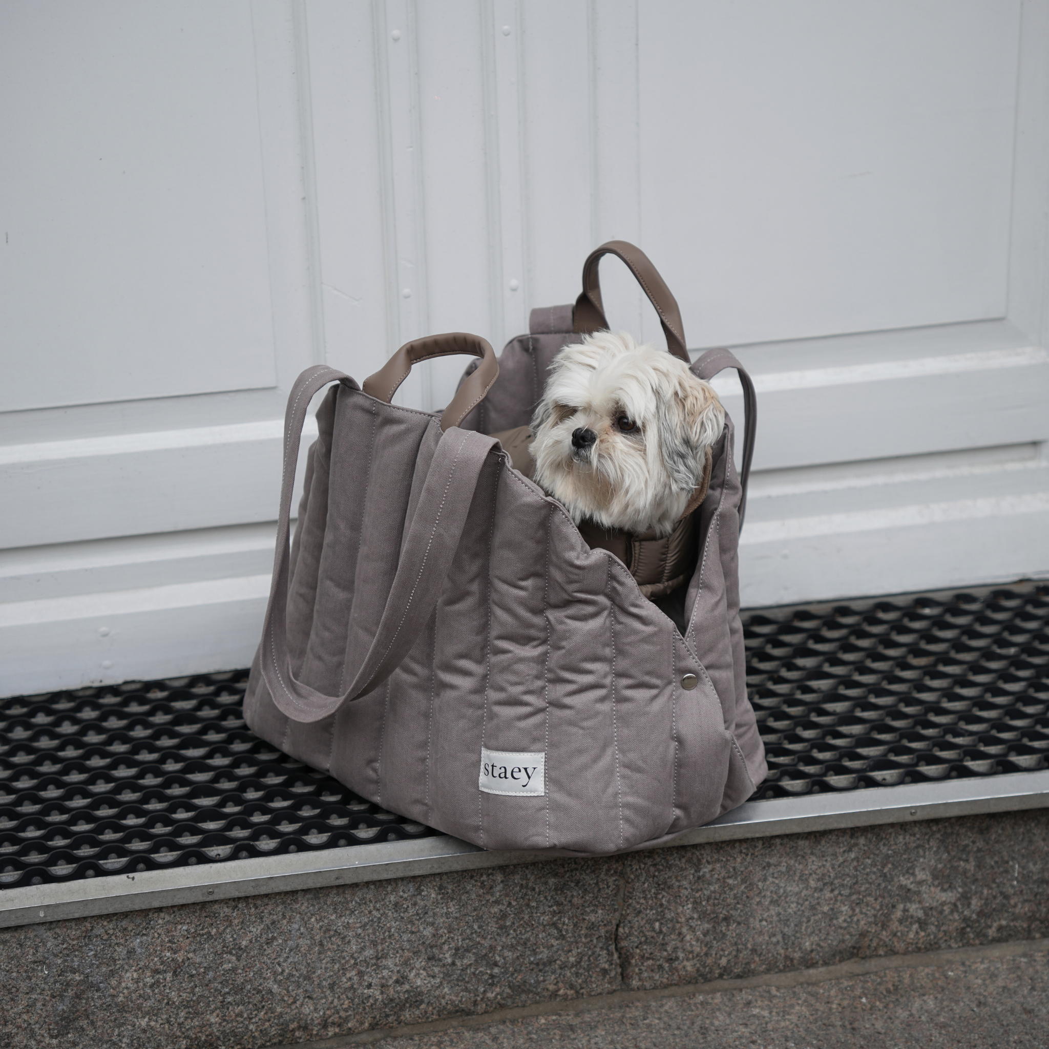 Elva Carrier Bag | Taupe