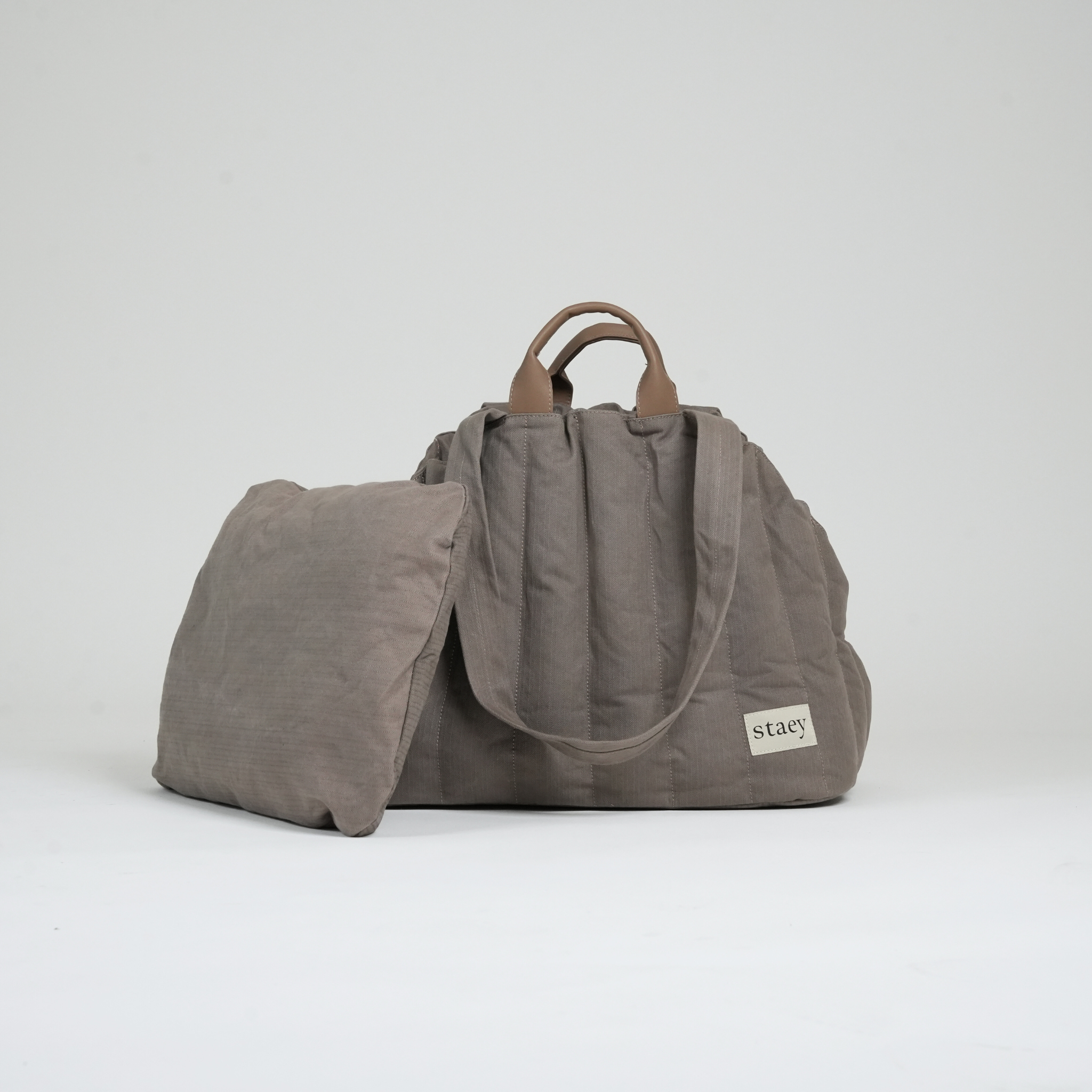 Elva Carrier Bag | Taupe