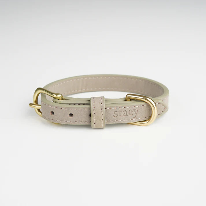 Grace Leder-Hundehalsband | Nature