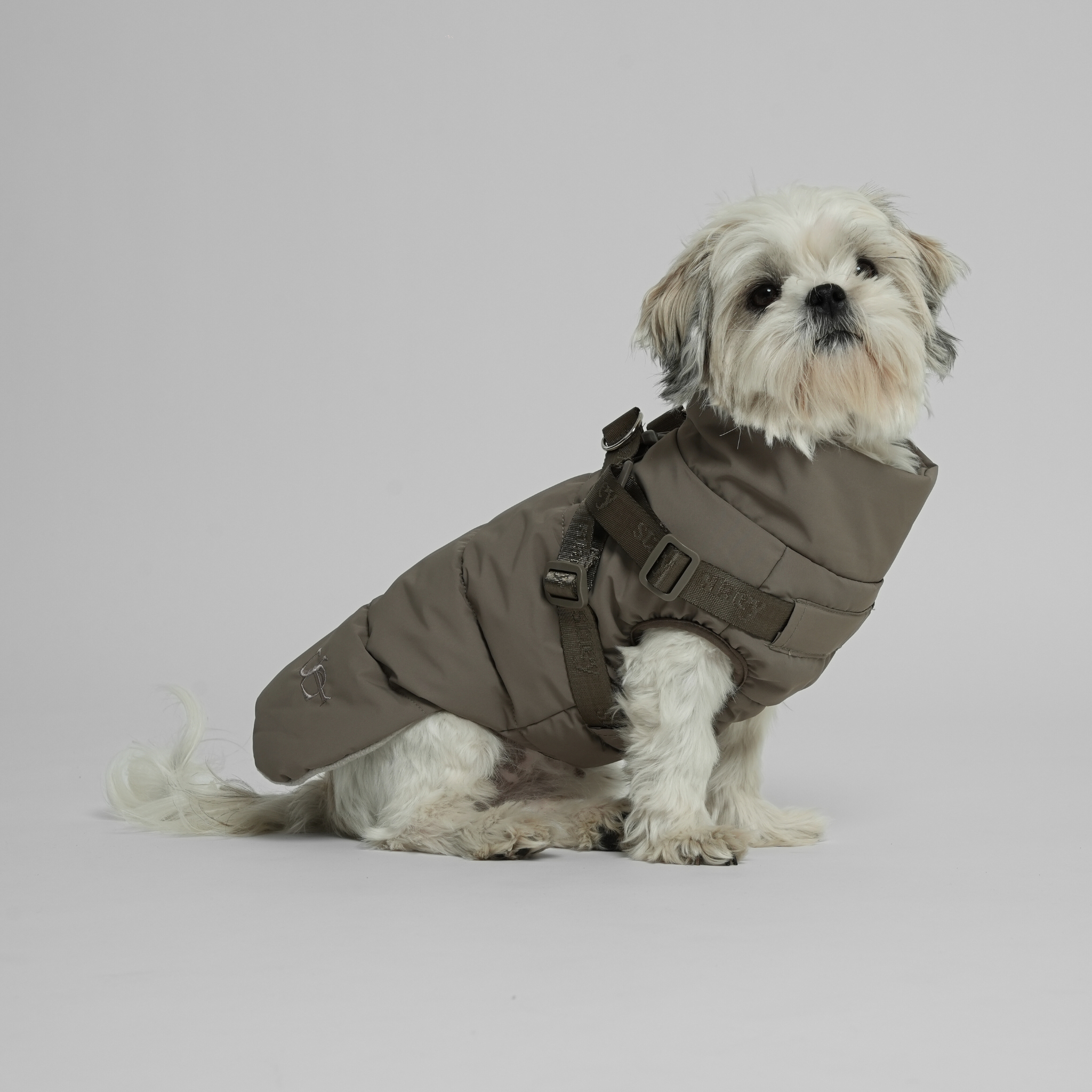Vera Dog Coat w. Harness | Sage