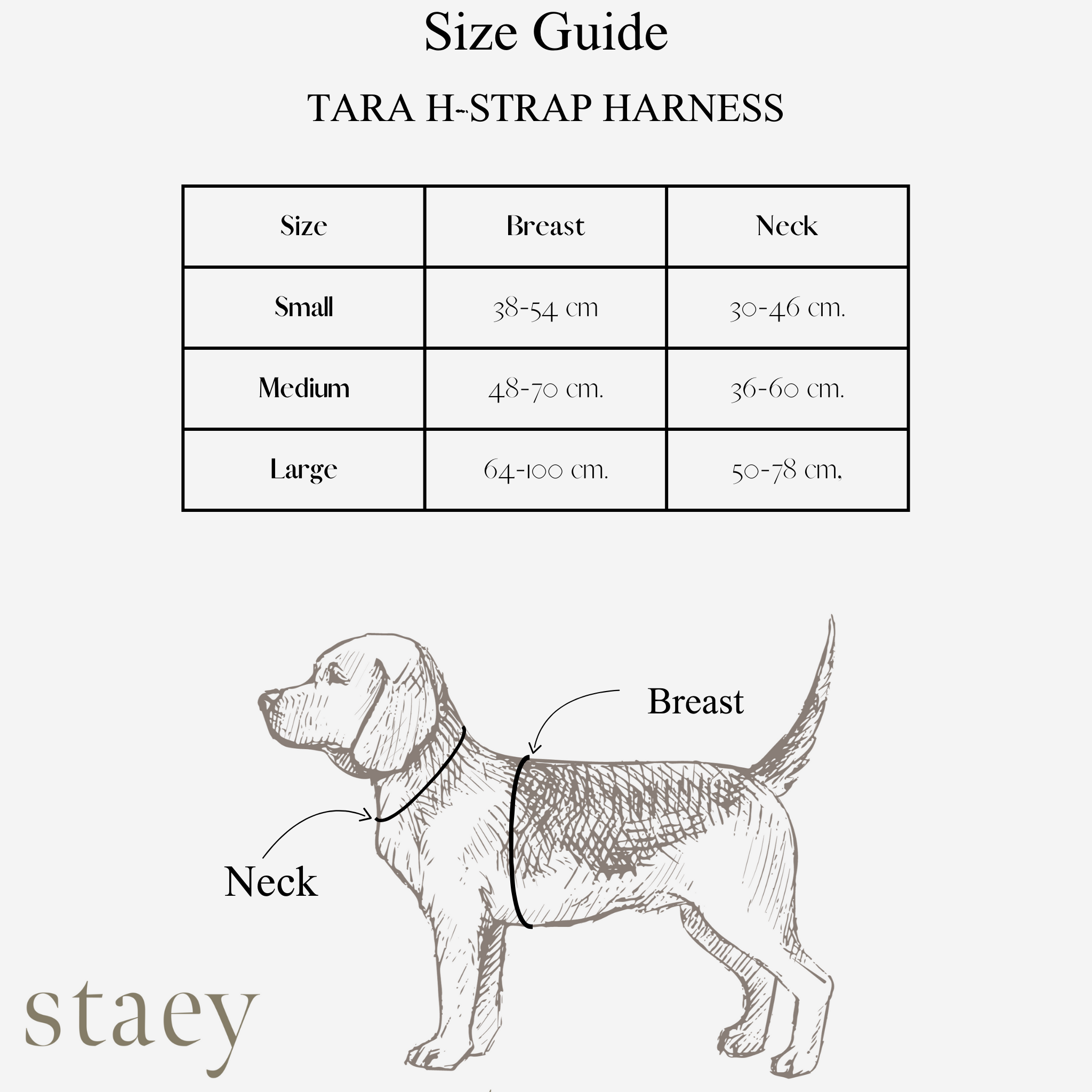 Tara H-Strap Dog Harness | Mocca
