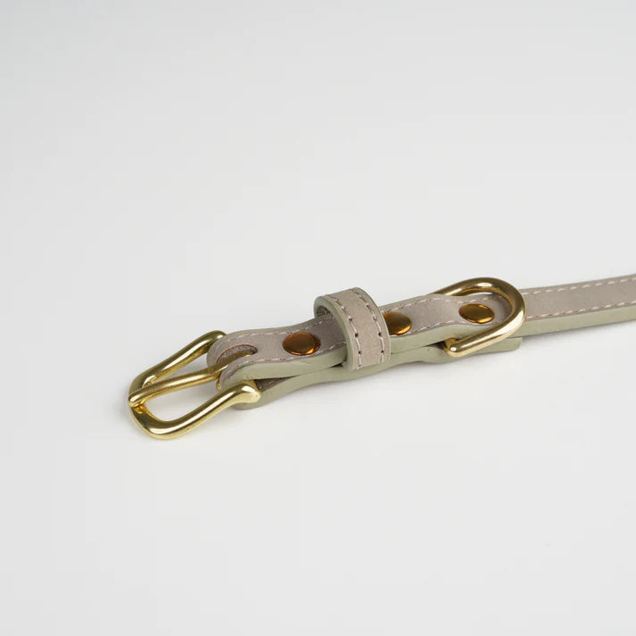 Grace Leder-Hundehalsband | Nature