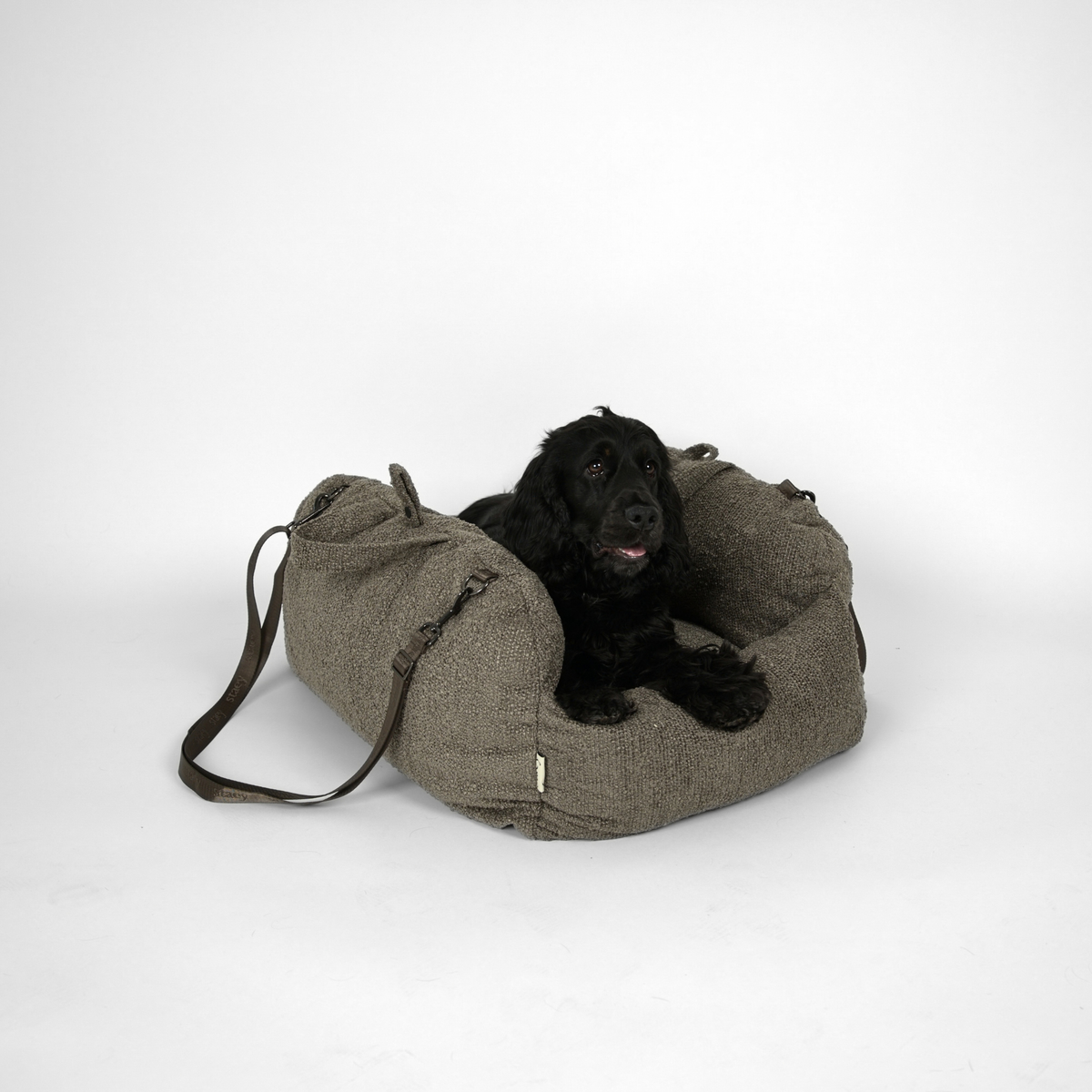 Tova 2-in-1 Hundeautositz XL | Chestnut Bouclé