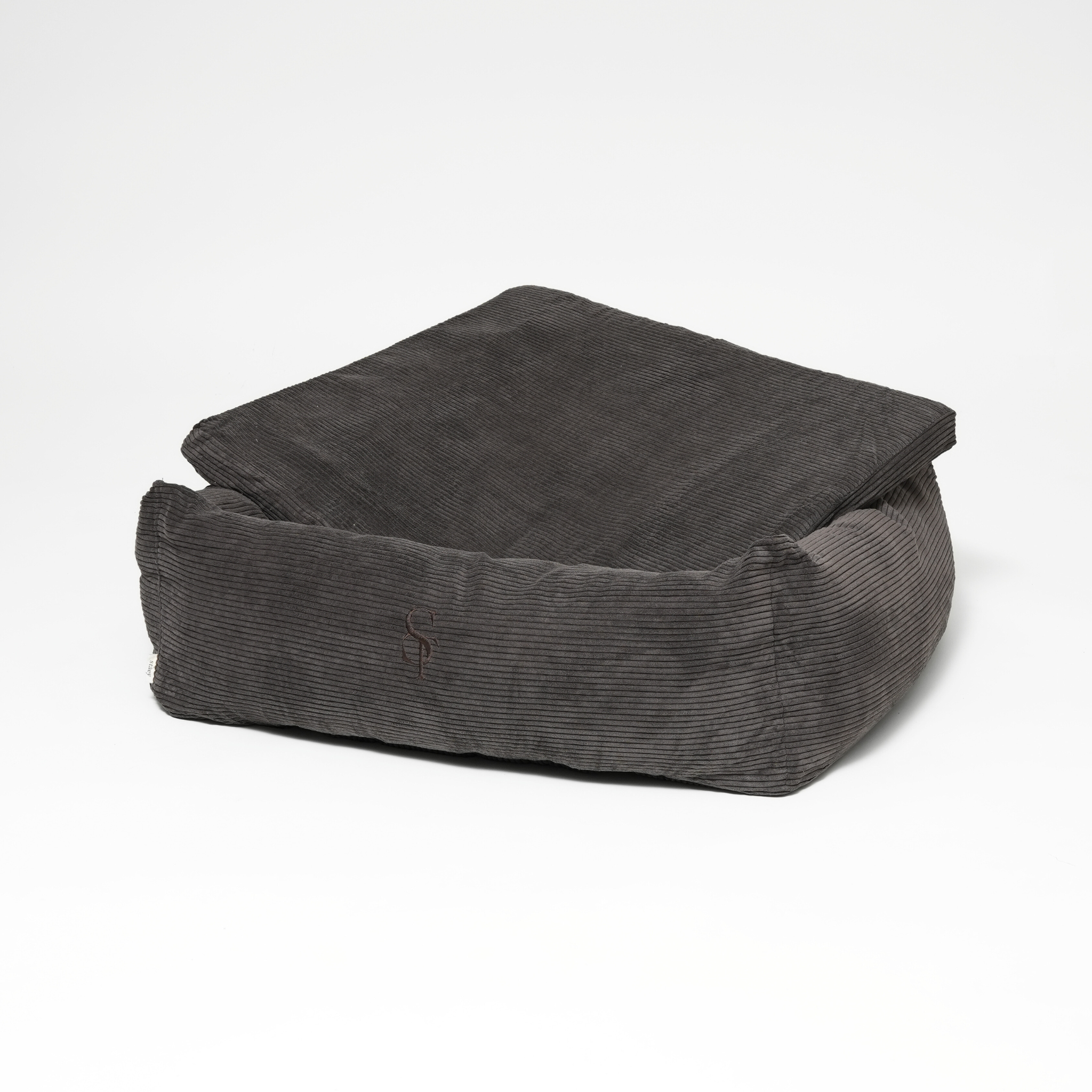 Vera Dog Bed | Dark Oak Corduroy