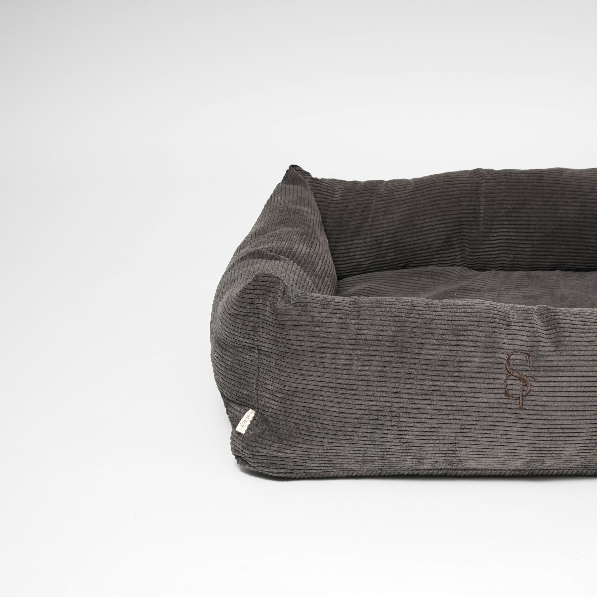 Vera Dog Bed | Dark Oak Corduroy