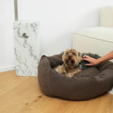Luna Hundebett 3.0 | Kastanien-Bouclé
