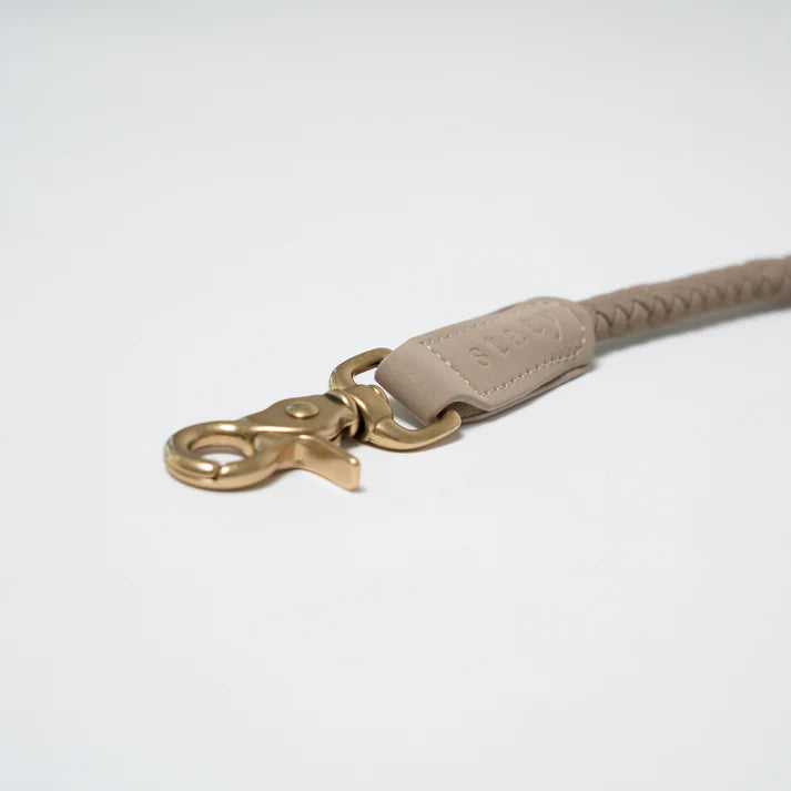 Braided Dog Leash Kaia | Nature