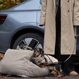 Vera Hundemantel mit Geschirr | Sand