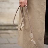 Geflochtene Hundeleine Kaia | Taupe