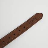 Leder Hundehalsband Grace | Espresso