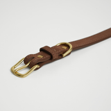 Leder Hundehalsband Grace | Espresso