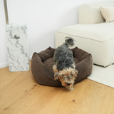 Luna Hundebett 3.0 | Kastanien-Bouclé