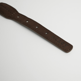 Kaia Braided Dog Collar | Dark Oak