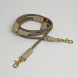 Geflochtene Hundeleine Kaia | Taupe