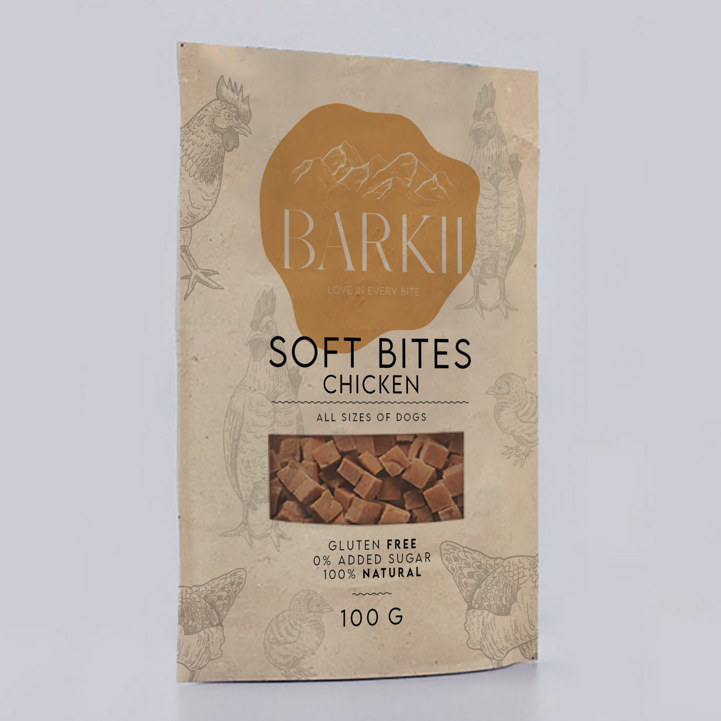 Barkii Training Treats | Chicken | 100g.