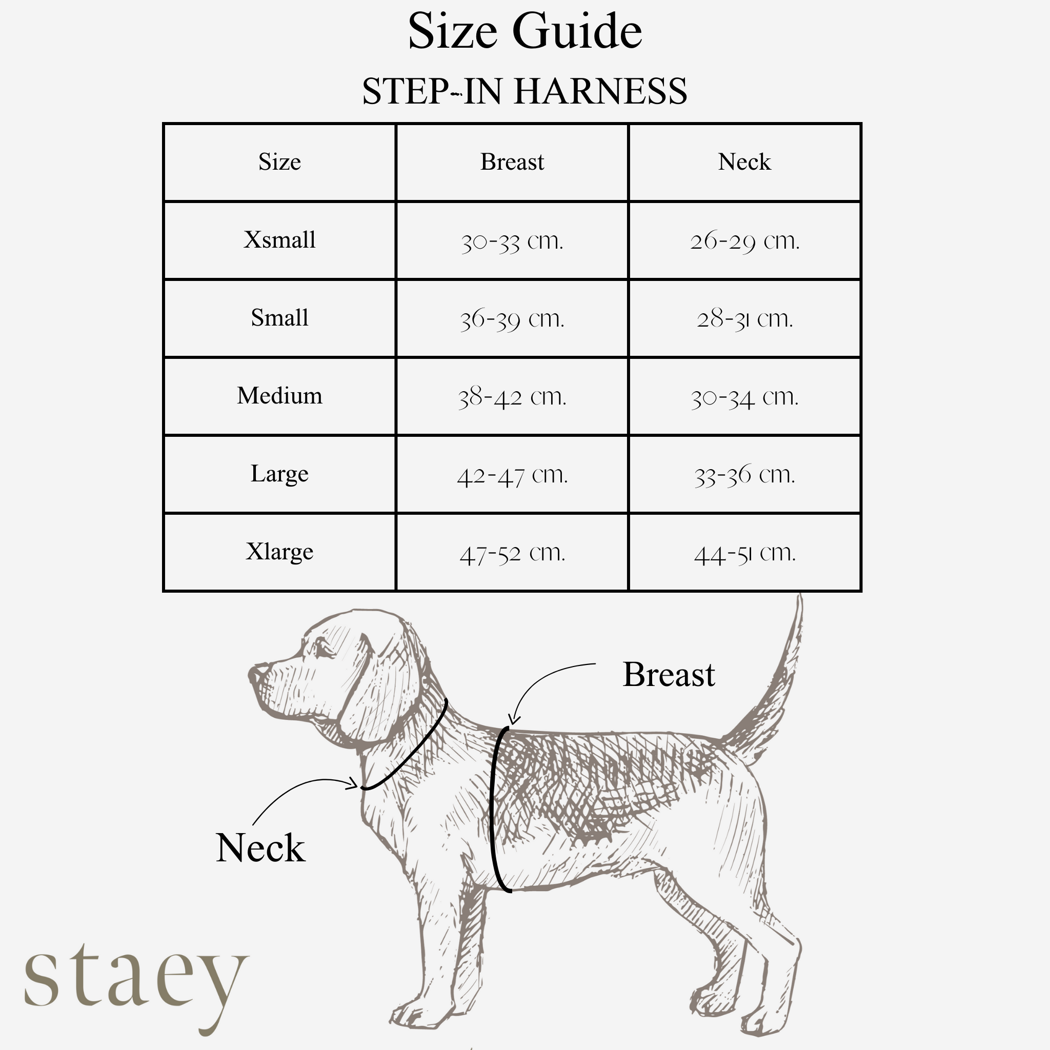 Saga Step-In Dog Harness | Mocca
