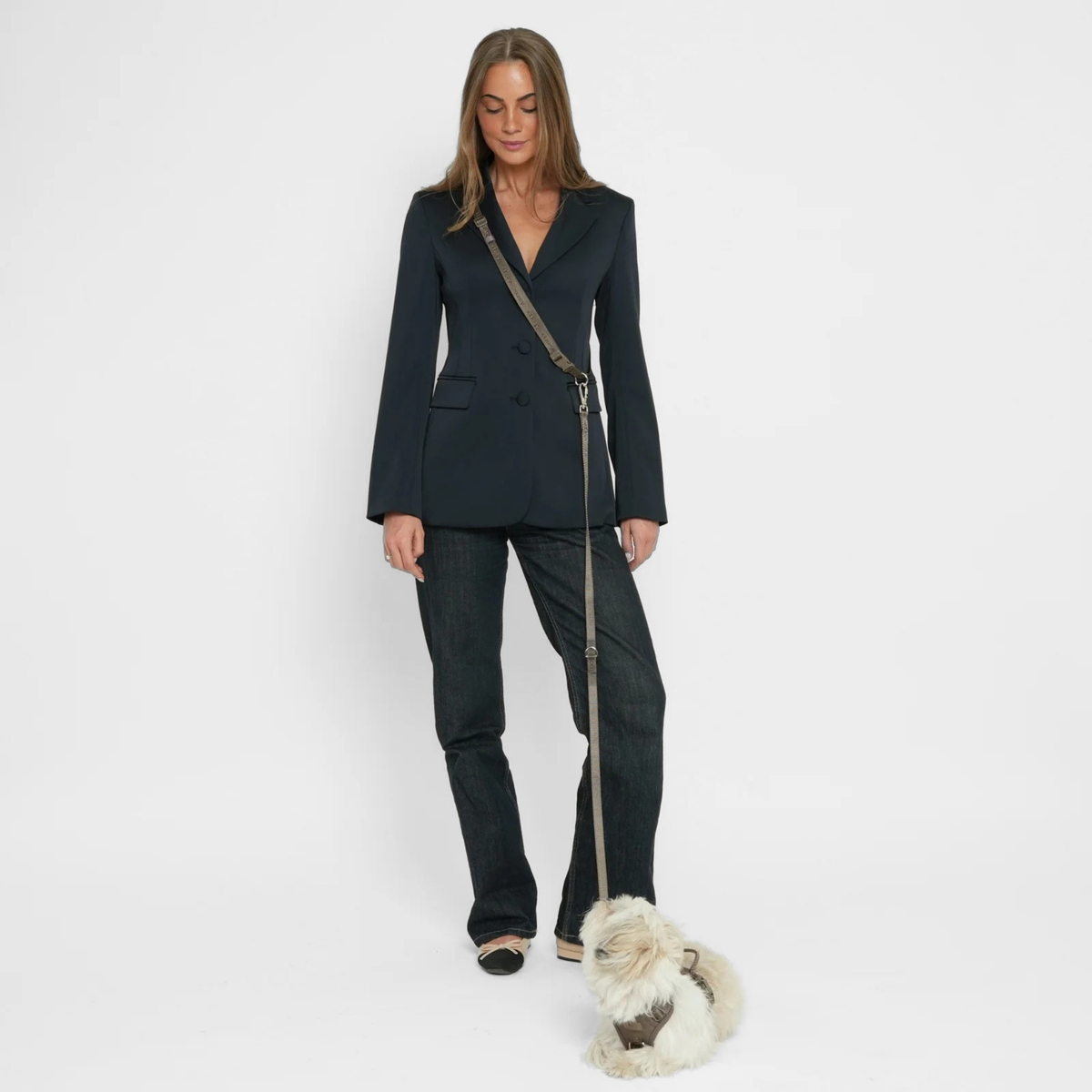 Hands-Free Hundeleine | Taupe