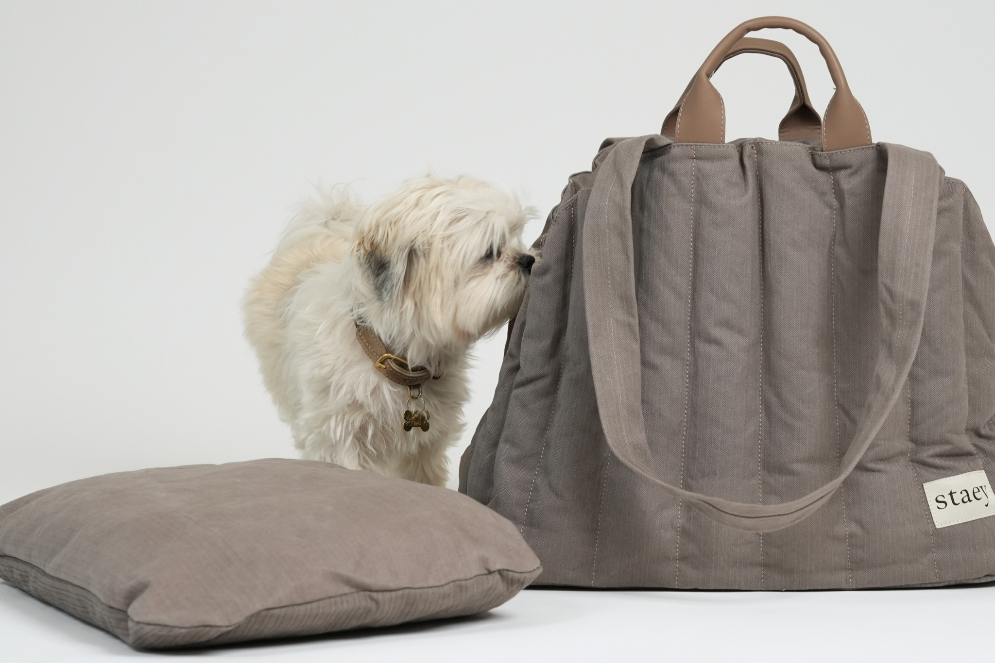 Elva Carrier Bag | Taupe