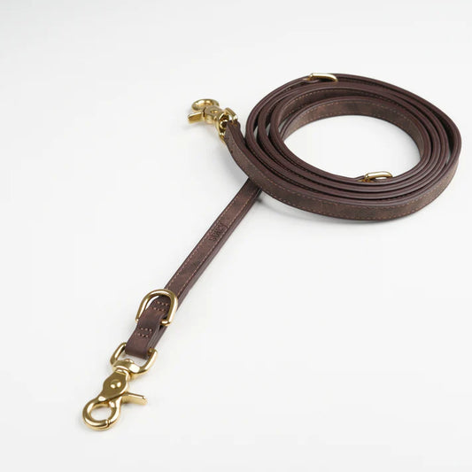 Leather Dog Leash Grace | Espresso