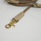 Geflochtene Hundeleine Kaia | Taupe