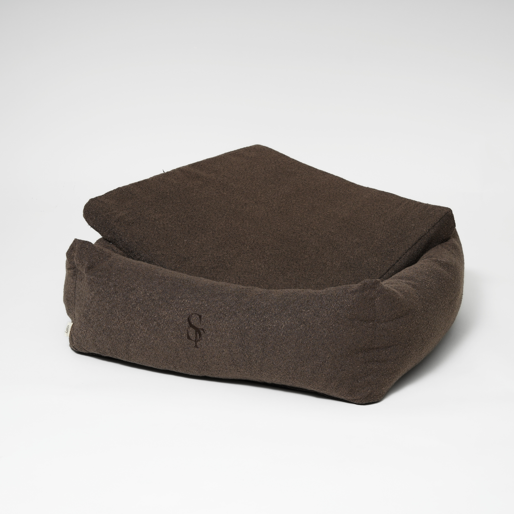 Vera Dog Bed | Chestnut Bouclé