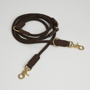 Kaia Braided Dog Leash | Dark Oak