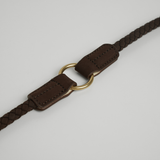 Kaia Braided Dog Leash | Dark Oak