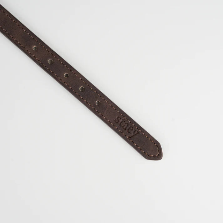 Leather Dog Collar Grace | Espresso