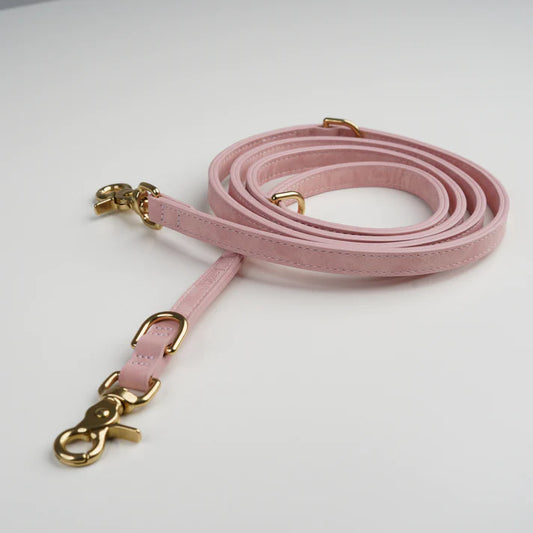 Leather Dog Leash Grace | Dusty Rose