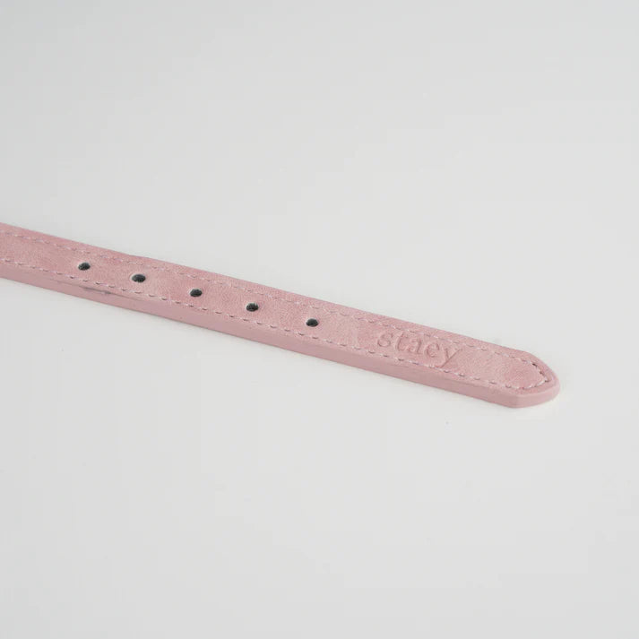 Leather Dog Collar Grace | Dusty Rose