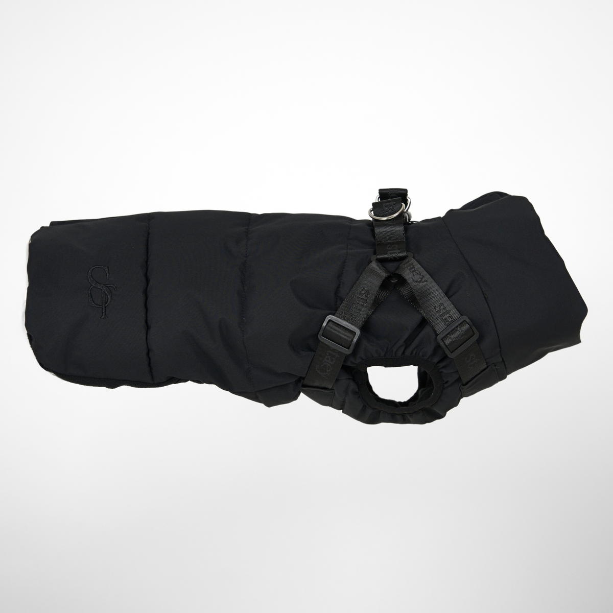Vera Dog Coat w. Harness | Charcoal