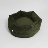Luna Hundebett 3.0 | Moosgrüner Cord