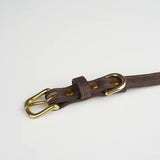 Leather Dog Collar Grace | Espresso