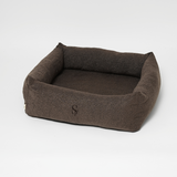 Vera Hundebett | Kastanien-Bouclé