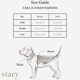 H-Strap Hundegeschirr Tara | Mokka