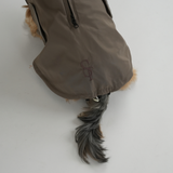 Dog Raincoat Vega | Taupe