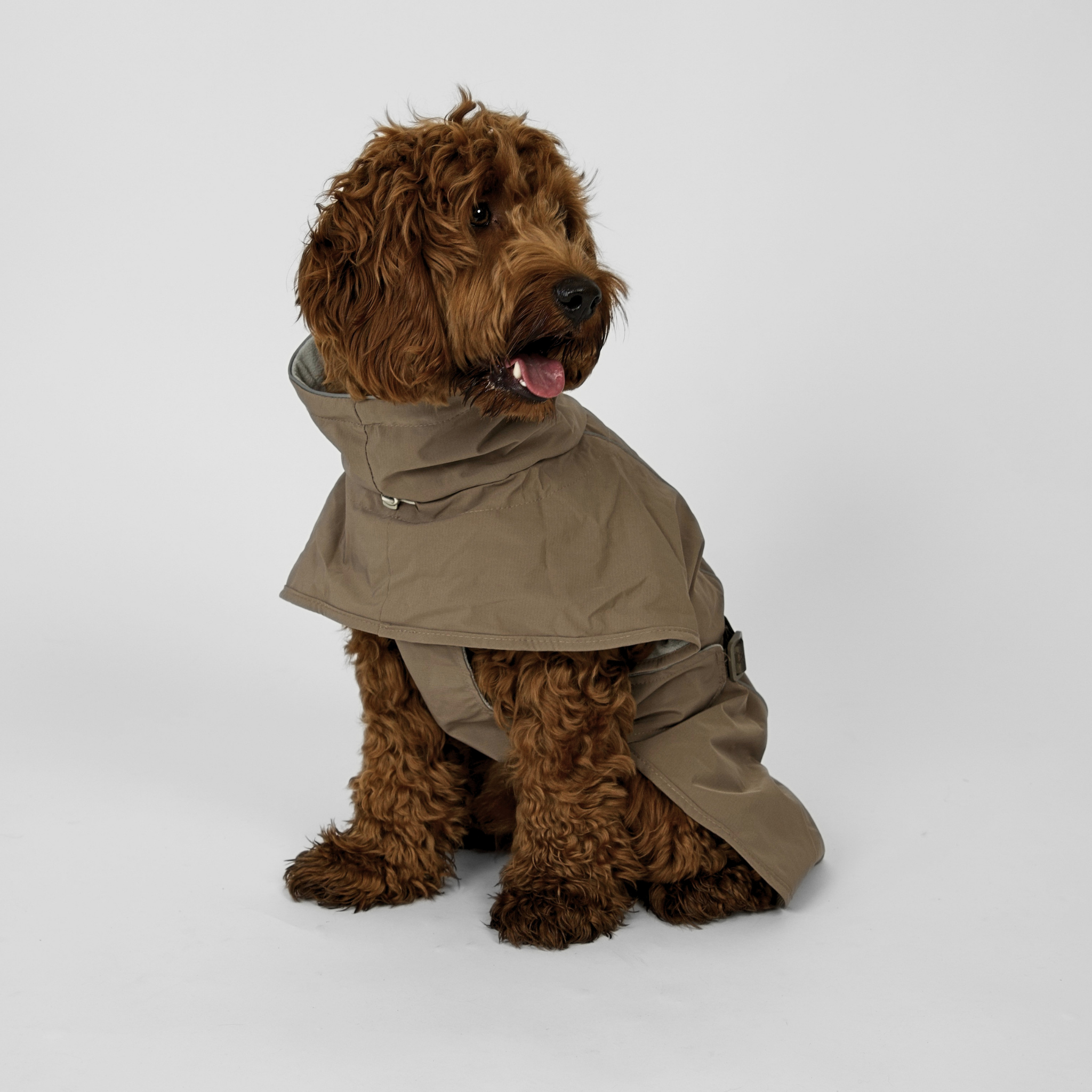 Uma Regenmantel | Taupe