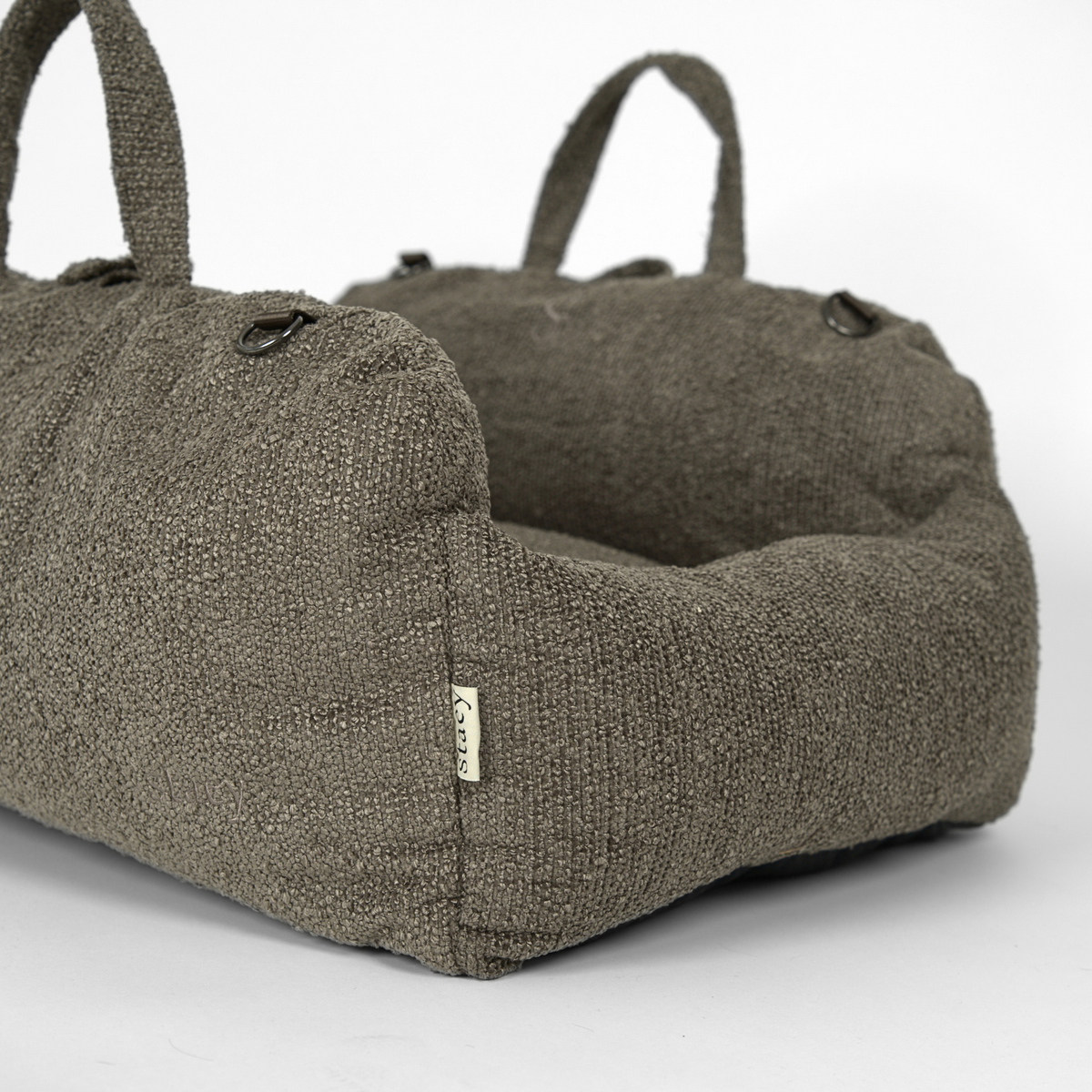 Tova 2-in-1 Hundeautositz XL | Chestnut Bouclé