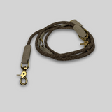 Geflochtene Hundeleine Kaia | Taupe 