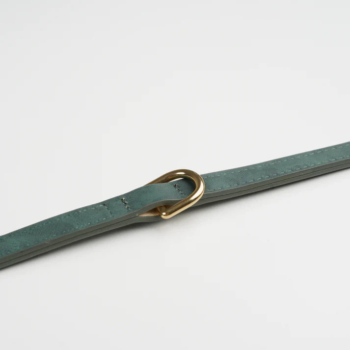 Leather Dog Leash Grace | Moss Green