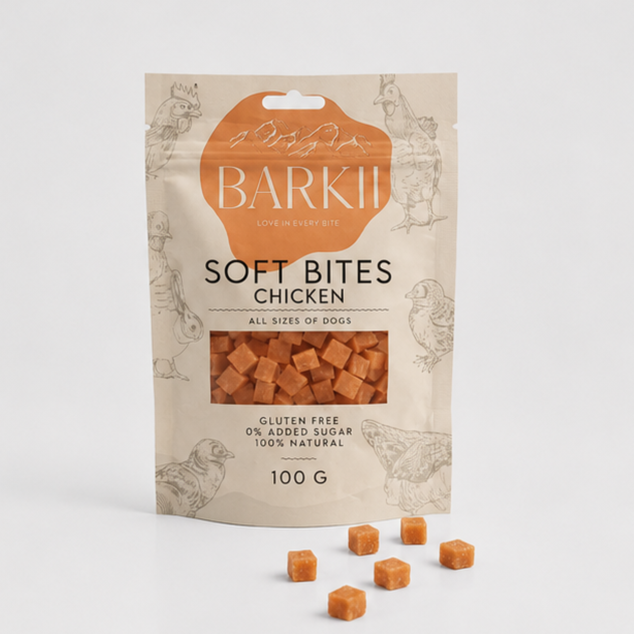 Barkii Trainingsleckerlis | Huhn | 100 g.