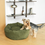 Luna Hundebett 3.0 | Moosgrüner Cord