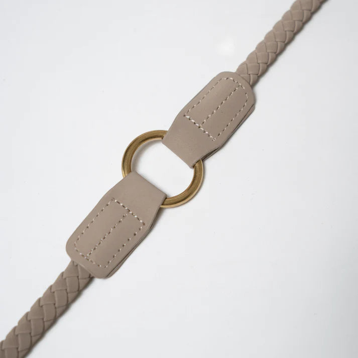 Braided Dog Leash Kaia | Nature