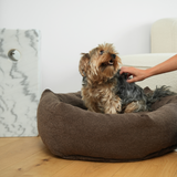 Luna Hundebett 3.0 | Kastanien-Bouclé
