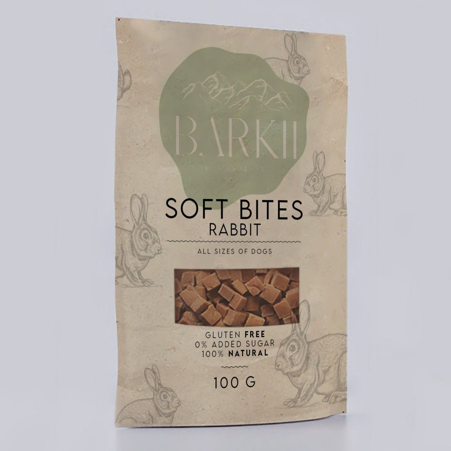 Barkii Training Treats | Rabbit | 100g.